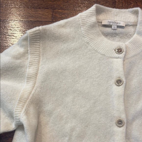 Favorite Daughter Cream Button-Up Cardigan - Picture 4 of 7